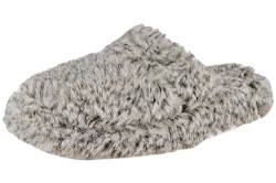APREGGIO Hausschuhe für Herren und Damen | Unisex Slippers Weiche Wollhausschuhe aus 100% Wolle | Warme Hüttenschuhe für den Winter | Pantoffeln | Grau 37/38 EU von APREGGIO