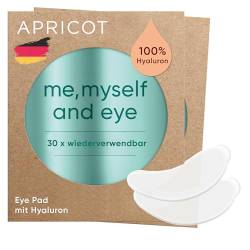 APRICOT Beauty Augenpads mit Hyaluron (2er Pack) I Anti-Aging Eye Pads "Me,Myself and Eye" I Mindert Augenfalten I Augenpads wiederverwendbar I Silikon Pads gegen Falten I Made in Germany von APRICOT beauty & healthcare