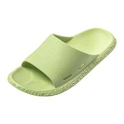 Women's Cosy Slides PVC Slippers Cloud Shoes Non-Slip Bathing Shoes for Children and Adults Summer Simple Solid Color Flat Bottom Slippers Men Women's Slippers von AQ899