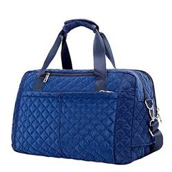 AQQWWER Damen Sporttasche Sporttaschen für Damen, Fitness, Yoga, große Kapazität, Handtaschen für Damen, über der Schulter, Herren, Reisetasche, Gepäck (Color : Blue, Size : M) von AQQWWER