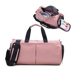 AQQWWER Damen Sporttasche Wasserdichter Mann Sport BagSport Fitness Bag Dry Wet Damen Reisetaschen Handgepäck Sporttasche mit Schuhfach von AQQWWER