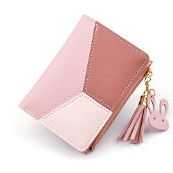 AQQWWER Geldbörsen für Damen Silver Credit Card Holder Black Wallets Metal Holders New Unisex Box Business Creative Multi Purses (Color : Pink) von AQQWWER