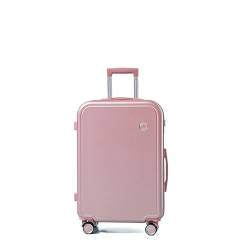 AQQWWER Gepäckset Carry On Luggage,travel Suitcase On Wheels,Luggage Set,Girl Women Trolley Luggage Bag,Rolling Luggage Case (Color : Pink, Size : 18") von AQQWWER