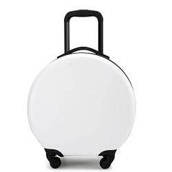 AQQWWER Gepäckset Luggage Check-in Box Suitcase Luggage Suitcase Universal Wheel Riding Box 18‘’ Inch (Color : White) von AQQWWER