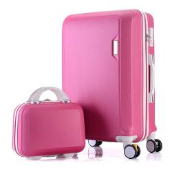 AQQWWER Gepäckset Luggage Set Travel Suitcase On Wheels Trolley Luggage Carry On Cabin Suitcase Women Bag Rolling Luggage Spinner Wheel (Color : 1, Size : 20") von AQQWWER