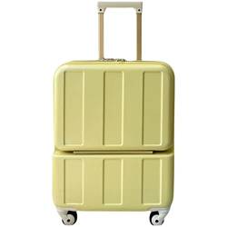 AQQWWER Gepäckset Luggage Universal Wheel Trolley Suitcase Super Light Front Open Type Boarding Case von AQQWWER