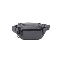 AQQWWER Hüfttasche Erwachsene Taille Tasche Multifunktionale Brusttasche Damen Sporttasche Männer Laufasche Tragbare Brieftasche (Color : Grijs) von AQQWWER