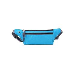 AQQWWER Hüfttasche Frauen Männer Sport Taille Taschen Crossbody Brieftaschen Reisen Telefon Taschen Mode Sporttasche Taille Taschen (Color : Blue) von AQQWWER