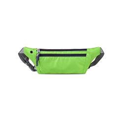 AQQWWER Hüfttasche Frauen Männer Sport Taille Taschen Crossbody Brieftaschen Reisen Telefon Taschen Mode Sporttasche Taille Taschen (Color : Green) von AQQWWER