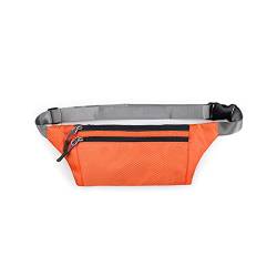 AQQWWER Hüfttasche Frauen Männer Sport Taille Taschen Crossbody Brieftaschen Reisen Telefon Taschen Mode Sporttasche Taille Taschen (Color : Orange) von AQQWWER