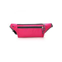 AQQWWER Hüfttasche Frauen Männer Sport Taille Taschen Crossbody Brieftaschen Reisen Telefon Taschen Mode Sporttasche Taille Taschen (Color : Pink) von AQQWWER