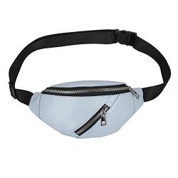 AQQWWER Hüfttasche Gürteltasche aus Leder, Reisetasche, Telefontasche, einfarbig (Color : Blue) von AQQWWER