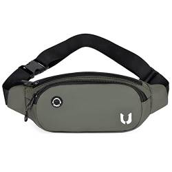 AQQWWER Hüfttasche MenNylon Black Waist Bags Hip Bum Belt Bag Travel Riding Motorcycle Cross Body Bag for Women (Color : Green) von AQQWWER