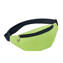 AQQWWER Hüfttasche Women Waist Bag Belt Bag Pocket Waterproof Festival Party Sling Chest Daypack (Color : Green) von AQQWWER