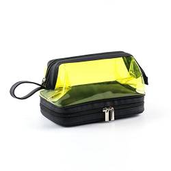 AQQWWER Schminktasche Cosmetic Bag Clear Washing Bag for Men Waterproof Large Cosmetic Bag Travel Makeup Bag von AQQWWER