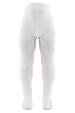 AQUILONE Kinder & Teenager 50 DEN Baumwoll Strumpfhose, für Ballett, Leichtathletik, Tanzen, blickdichte, reißfeste & elastische Kinder Strumpfhose, Made in Italy, 1 Paar, Größe: 4-14 Jahre von AQUILONE 0-14