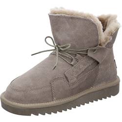 ARA Damen ALASKA Mid-cut Sneaker, TAUPE, 41 von ARA