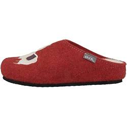 ARA Damen COSY Hausschuh, ROT, 41 von ARA