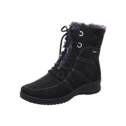 ARA Damen München Stiefel, SCHWARZ,GRAPHIT, 35 EU Weit von ARA