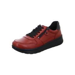 ARA Damen Sapporo Low-Cut Sneaker, Chilli,SCHWARZ, 36.5 EU Weit von ARA