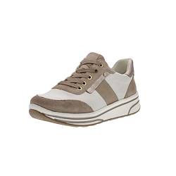 ARA Damen Sapporo Sneaker, Sand Cream Platin, 37 EU Weit von ARA