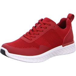 ARA Herren SAN DIEGO Low-cut Sneaker, ROT-SCHWARZ, 40 EU von ARA