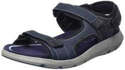 ara Damen Sandro Sandale, Blue,Black, 44 EU von ARA