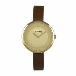 ARABIANS Damen Analog Quarz Uhr mit Leder Armband DPA2203G von ARABIANS