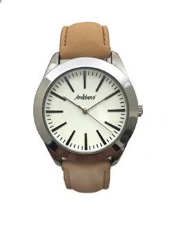 ARABIANS Herren Analog Quarz Uhr mit Leder Armband HBA2212Z von ARABIANS