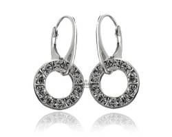 Arande Original Kristalle Ohrringe Sensation Sterling Silber 925 Zertifikat von ARANDE