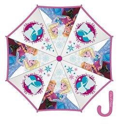 Arditex – 008864 – Regenschirm, manuell zu öffnen – aus Vinyl, Lizenzprodukt Frozen – Die Eiskönigin – 8 Kiele – 46 cm von ARDITEX
