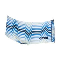 ARENA Badehose Herren Multicolor Stripes chlorrsistent schnelltrocknend, Farbe:Weiss, Größe:7 von ARENA