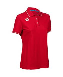 ARENA Damen Team Damen-poloshirt aus Baumwolle Solid T Shirt, Rot, M EU von ARENA