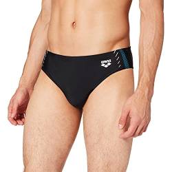 ARENA Herren Crossing Badehose, Black-Turquoise, 8 von ARENA