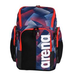 ARENA Spiky III Team Rucksack 45L Schwimmen Athleten Sport Gym Rucksack Training Ausrüstung Tasche für Männer und Frauen, Halftone von ARENA