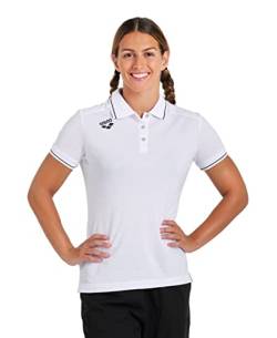 ARENA Team Damen-Poloshirt Aus Baumwolle Solid T-Shirt Weiß L von ARENA