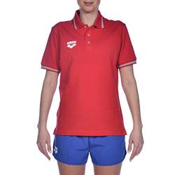 Arena Herren Team Line Short Sleeve Polo Shirt for Men and Women Polohemd, Red, 3XL von ARENA