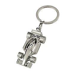 ARFUKA Schlüsselanhänger Edelstahl Auto Schlüsselanhänger Rennauto Anhänger Metall Keychain Schlüsselbund Geburtstag Weihnachtsgeschenke für Männer und Frauen von ARFUKA