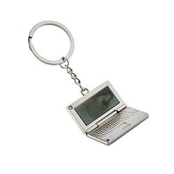 ARFUKA Schlüsselanhänger aus Metall, Laptop-Form, Mini-Schlüsselanhänger, Geschenk für Damen und Herren von ARFUKA