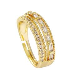 ARHZ 1 PCS promise ring fingerringe damenring ringe ring gold ring damen gold mit ring verstellbare ringe set gold ring damen eheringe gold ring gold damen trauringe ring verstellbar von ARHZ