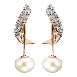 ARHZ 2 PCS earrings perlenohrringe silber ohrclips ohrringe perlen perlenohrringe hängend perlen ohrringe perlenohrringe gold pearl earrings for women perle ohrringe ohr clips von ARHZ