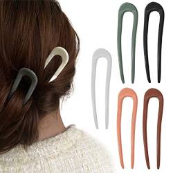 ARHZ 5 Stück U-förmige Haarnadeln Haarnadel-Stick French Style hairpin Haarspangen Kopfschmuck Gabel für Frauen Mädchen, Haarstyling-Zubehör von ARHZ