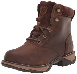 ARIAT Damen Anthem Runde Zehenschnürer, wasserdichte Stiefel Westernstiefel, Braun, Used-Optik, 43 EU von ARIAT