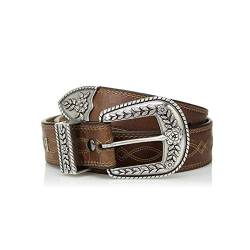 ARIAT Damen Fatbaby Center Stitch Belt Gürtel, braun, 32 von ARIAT