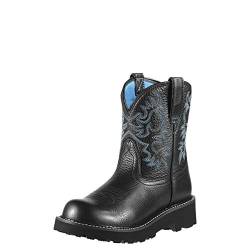 ARIAT Damen Fatbaby Westernstiefel, Black Deertan, 42.5 EU von ARIAT