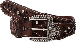 ARIAT Damen Filagree Scalop Circle Concho braun Gürtel, Medium von ARIAT