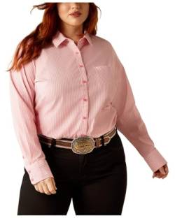 ARIAT Damen Kirby Stretch Shirt, Camellia Rose Stripe, XX-Large von ARIAT