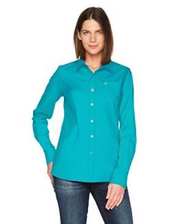 ARIAT Damen Kirby Stretch Shirt Hemd, Blau, XX-Large von ARIAT