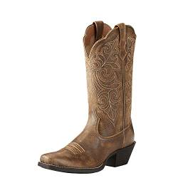 ARIAT - Damen Runde Karree Western Western Schuhe, 37.5 M EU, Vintage Bomber von ARIAT