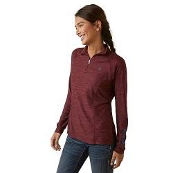 ARIAT Damen WMS Laguna 1/4 Zip Ls Top Tawny Port Hemd, Hafen gelbbraun, XX-Large von ARIAT